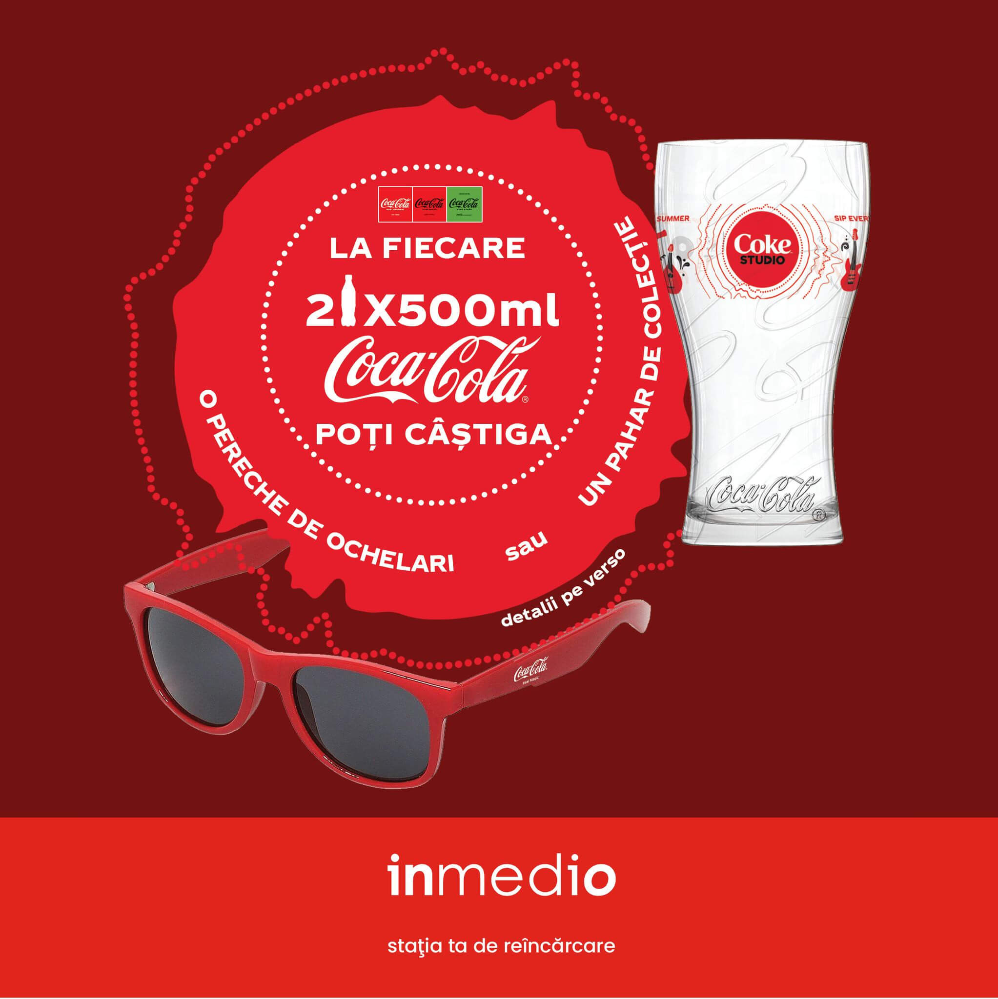 Simte ritmul verii de la Coca Cola și la Inmedio